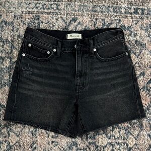 Madewell Dark Wash Denim Shorts